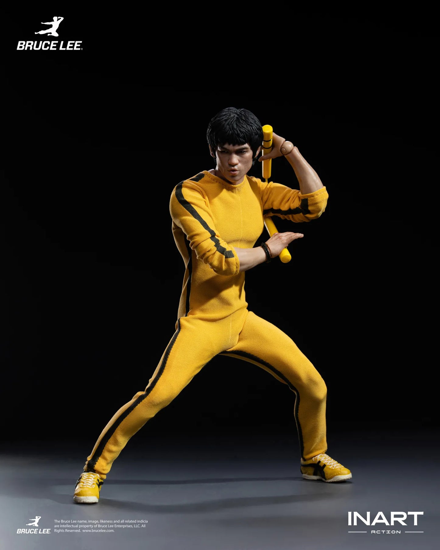 Bruce Lee (yellow Jumpsuit) 1/12 Collectible Figure