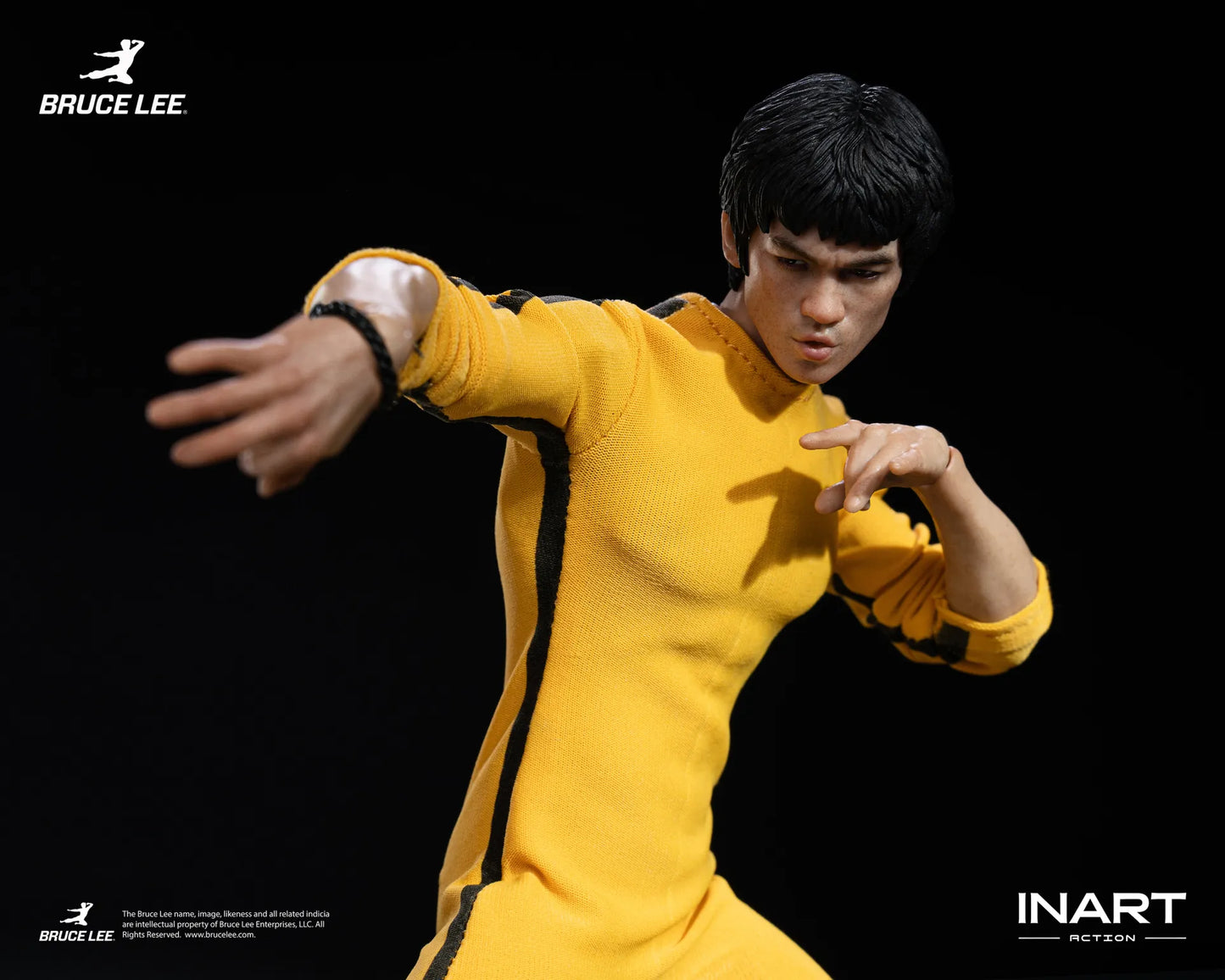 Bruce Lee (yellow Jumpsuit) 1/12 Collectible Figure