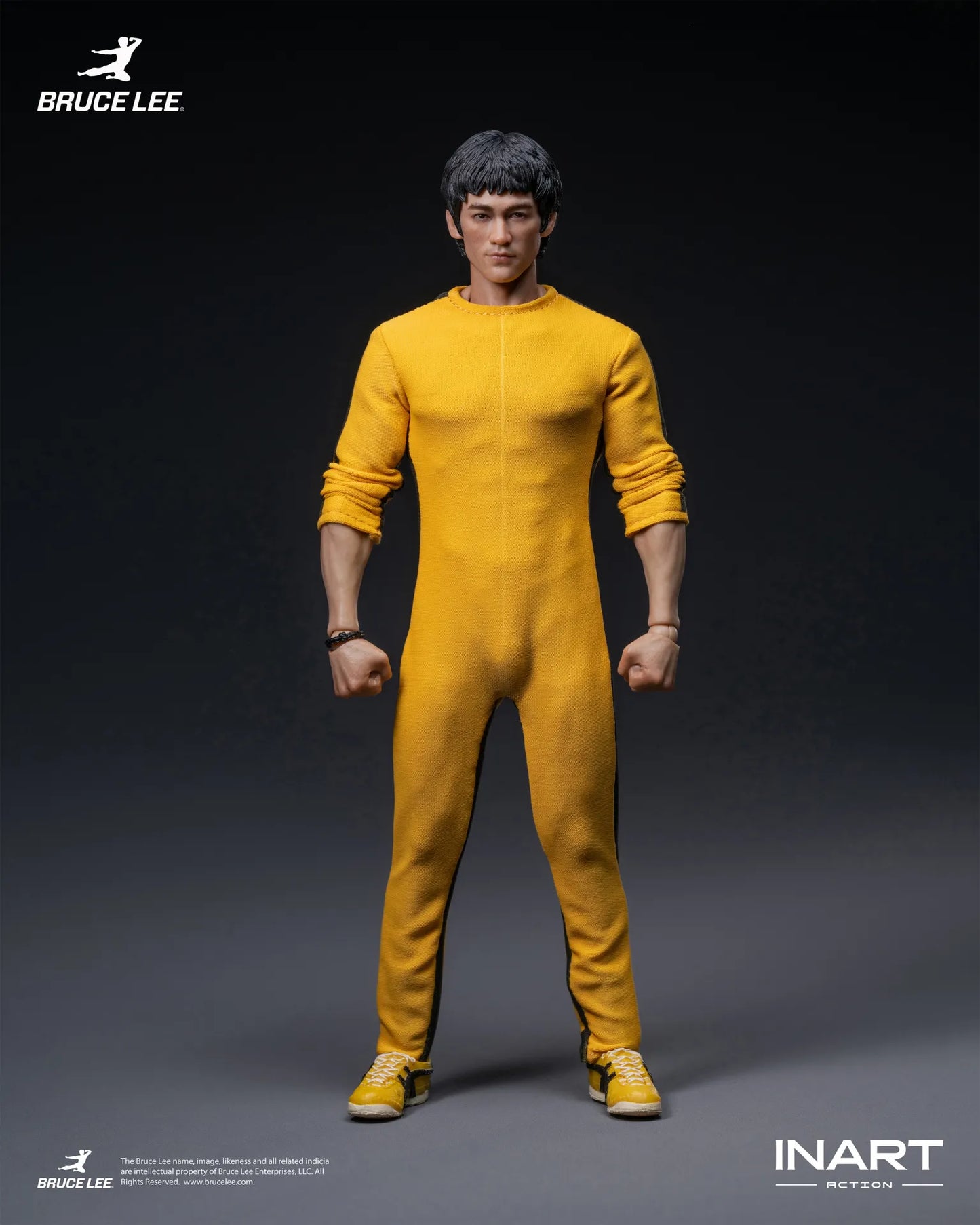 Bruce Lee (yellow Jumpsuit) 1/12 Collectible Figure