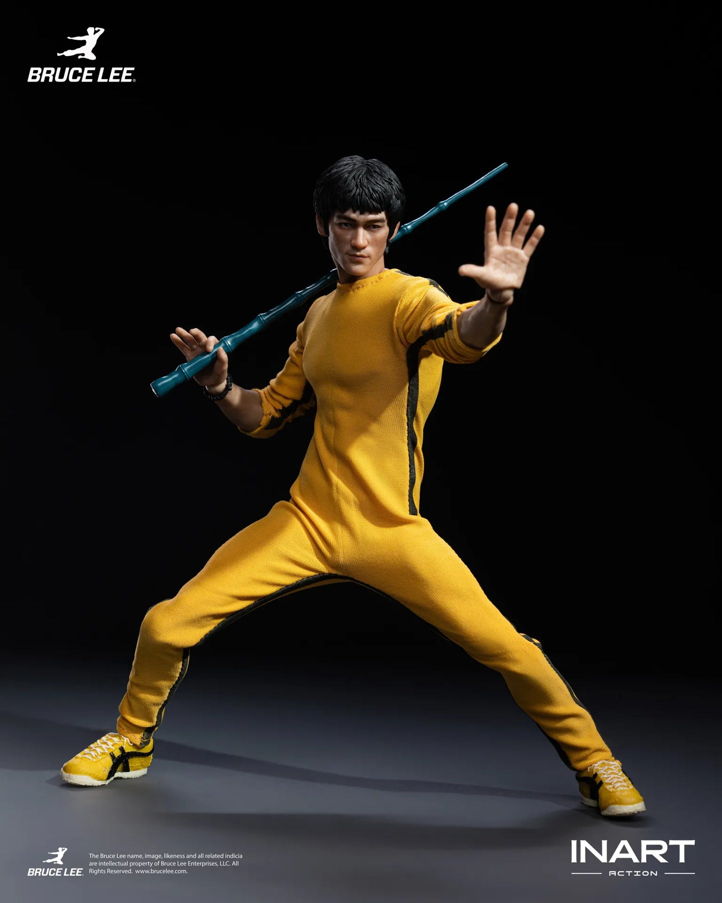 Bruce Lee (yellow Jumpsuit) 1/12 Collectible Figure
