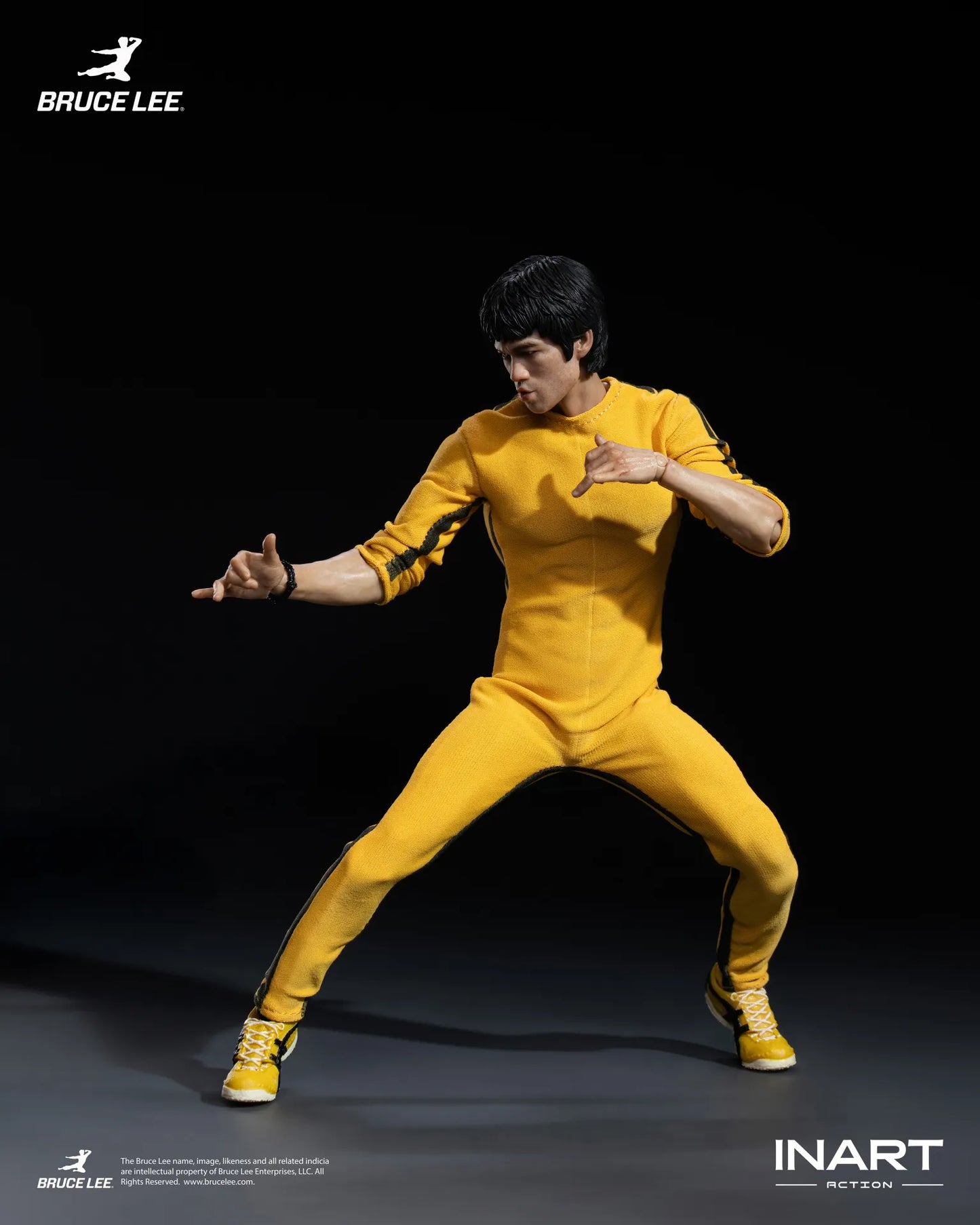 Bruce Lee (yellow Jumpsuit) 1/12 Collectible Figure