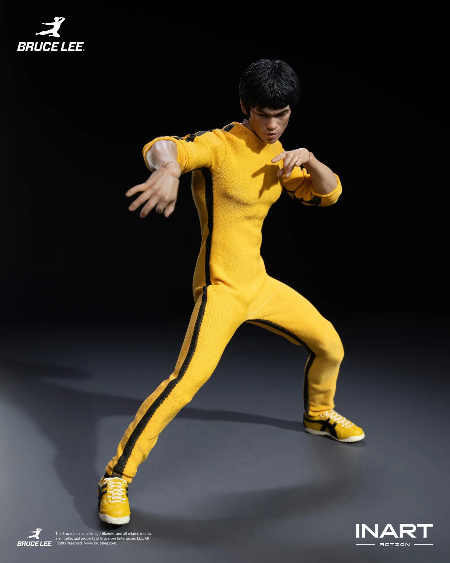 Bruce Lee (yellow Jumpsuit) 1/12 Collectible Figure