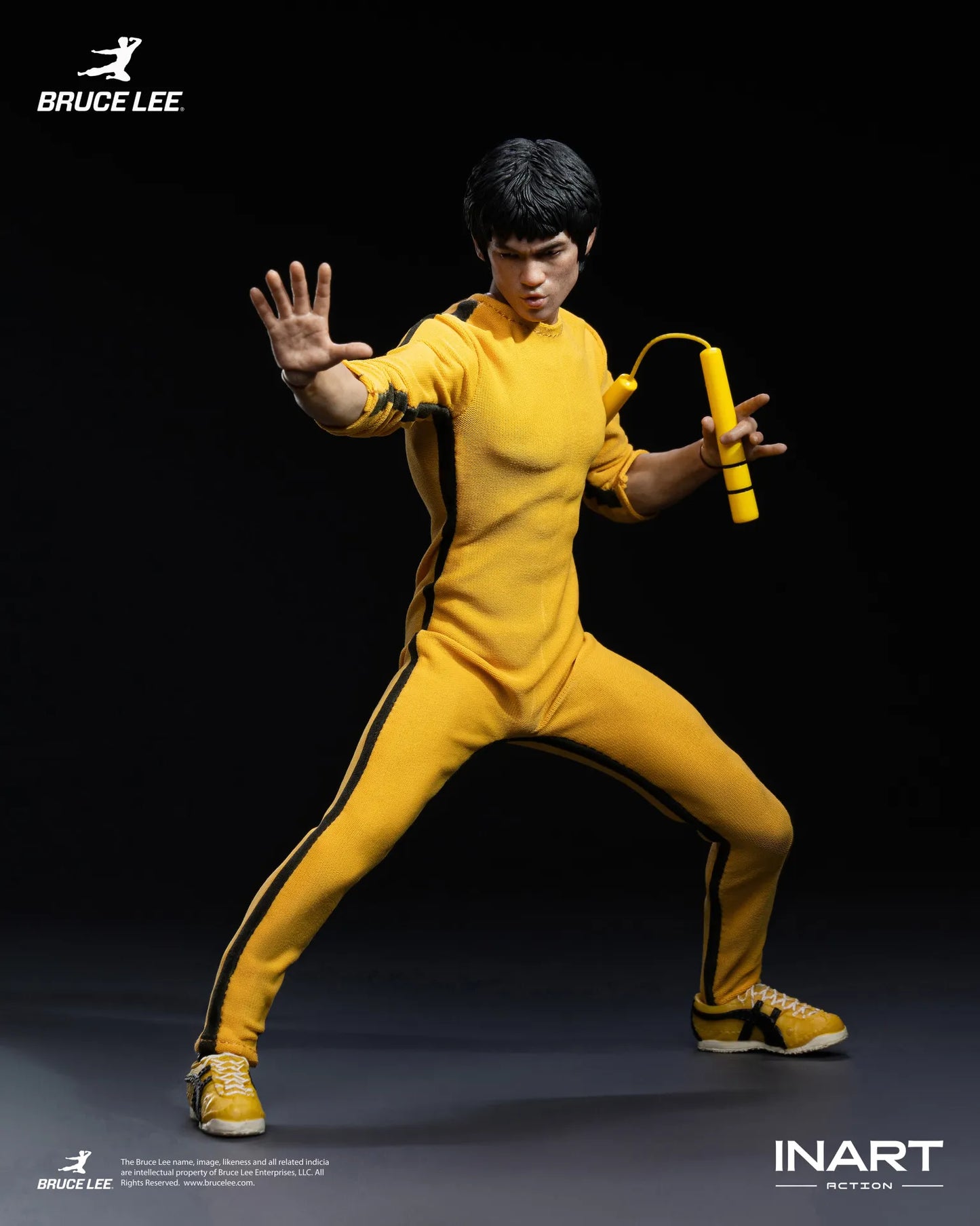 Bruce Lee (yellow Jumpsuit) 1/12 Collectible Figure