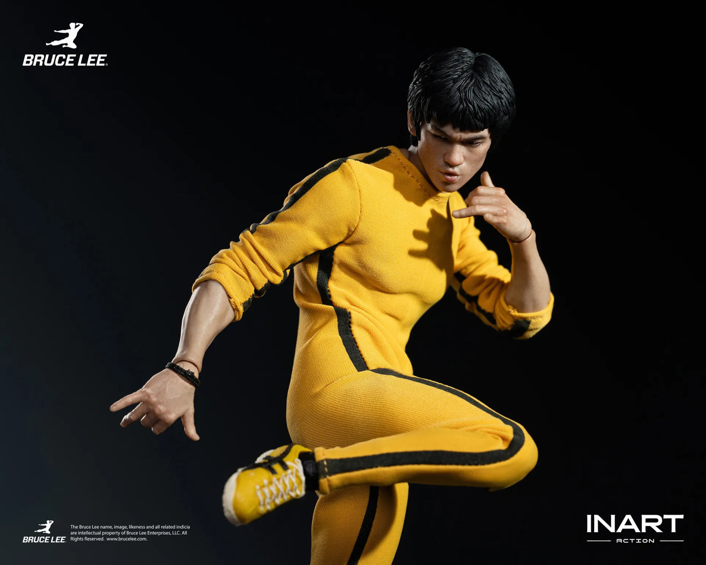 Bruce Lee (yellow Jumpsuit) 1/12 Collectible Figure