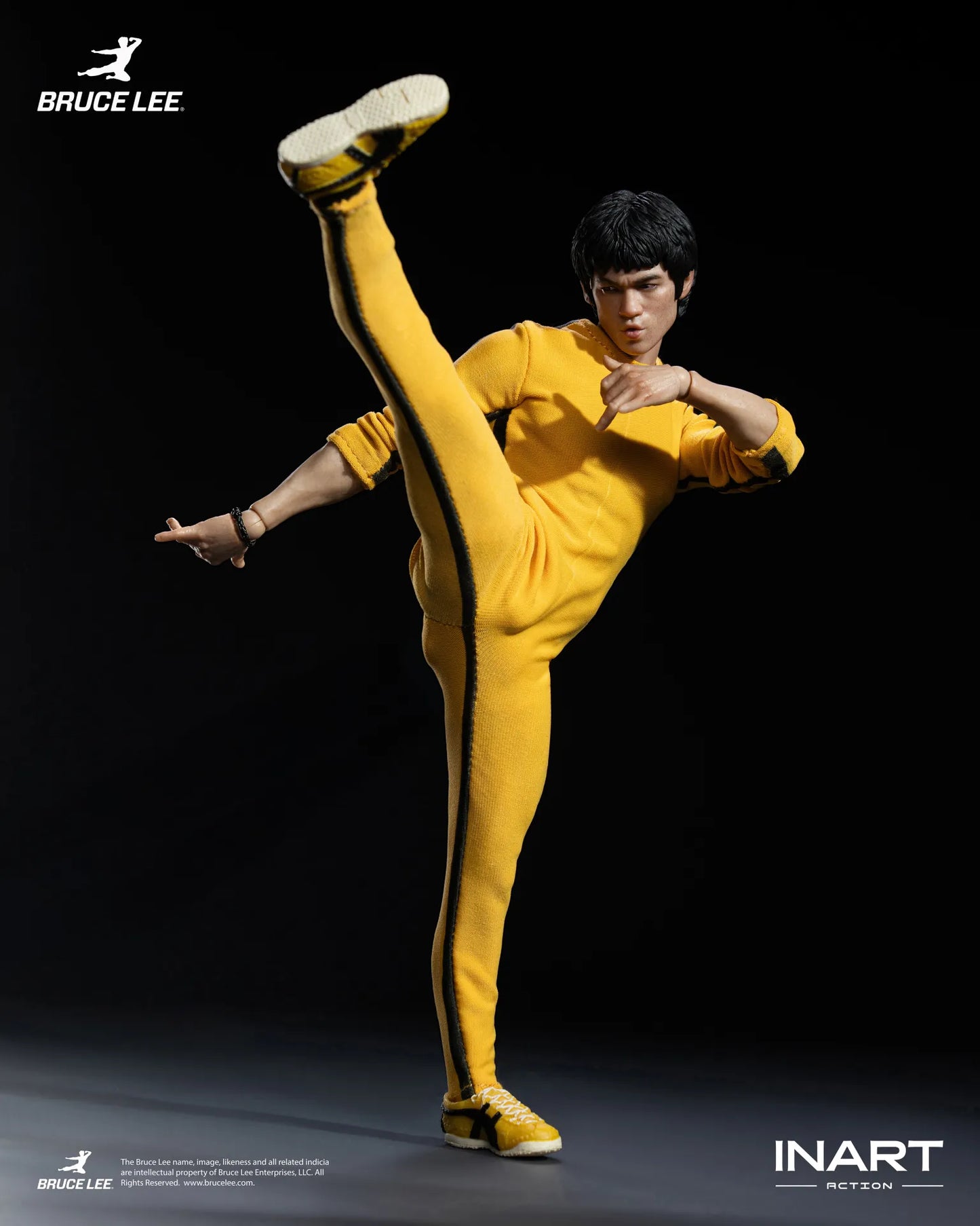 Bruce Lee (yellow Jumpsuit) 1/12 Collectible Figure