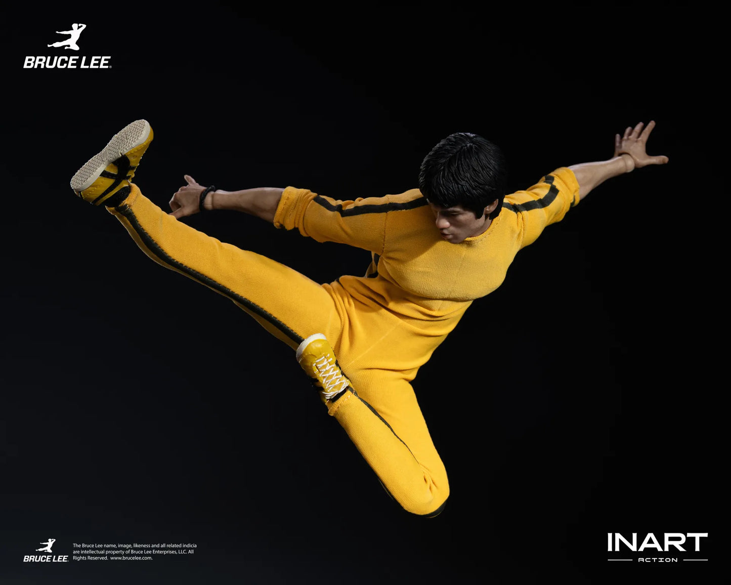 Bruce Lee (yellow Jumpsuit) 1/12 Collectible Figure