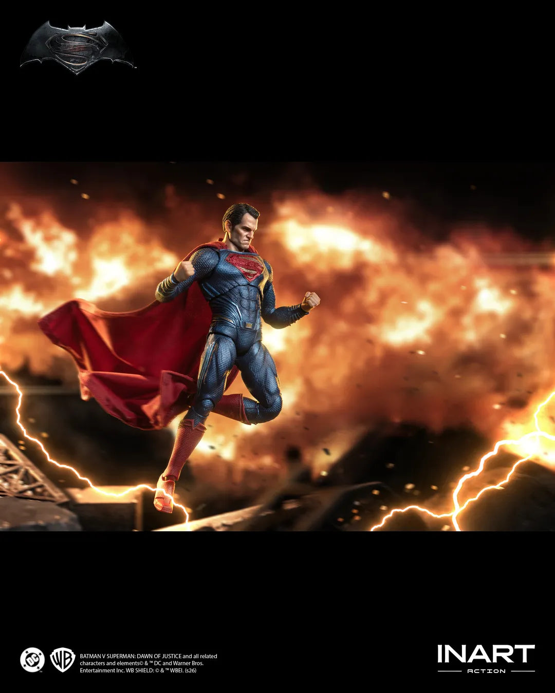 Bvs Dawn Of Justice Superman 1/12 Action Figure