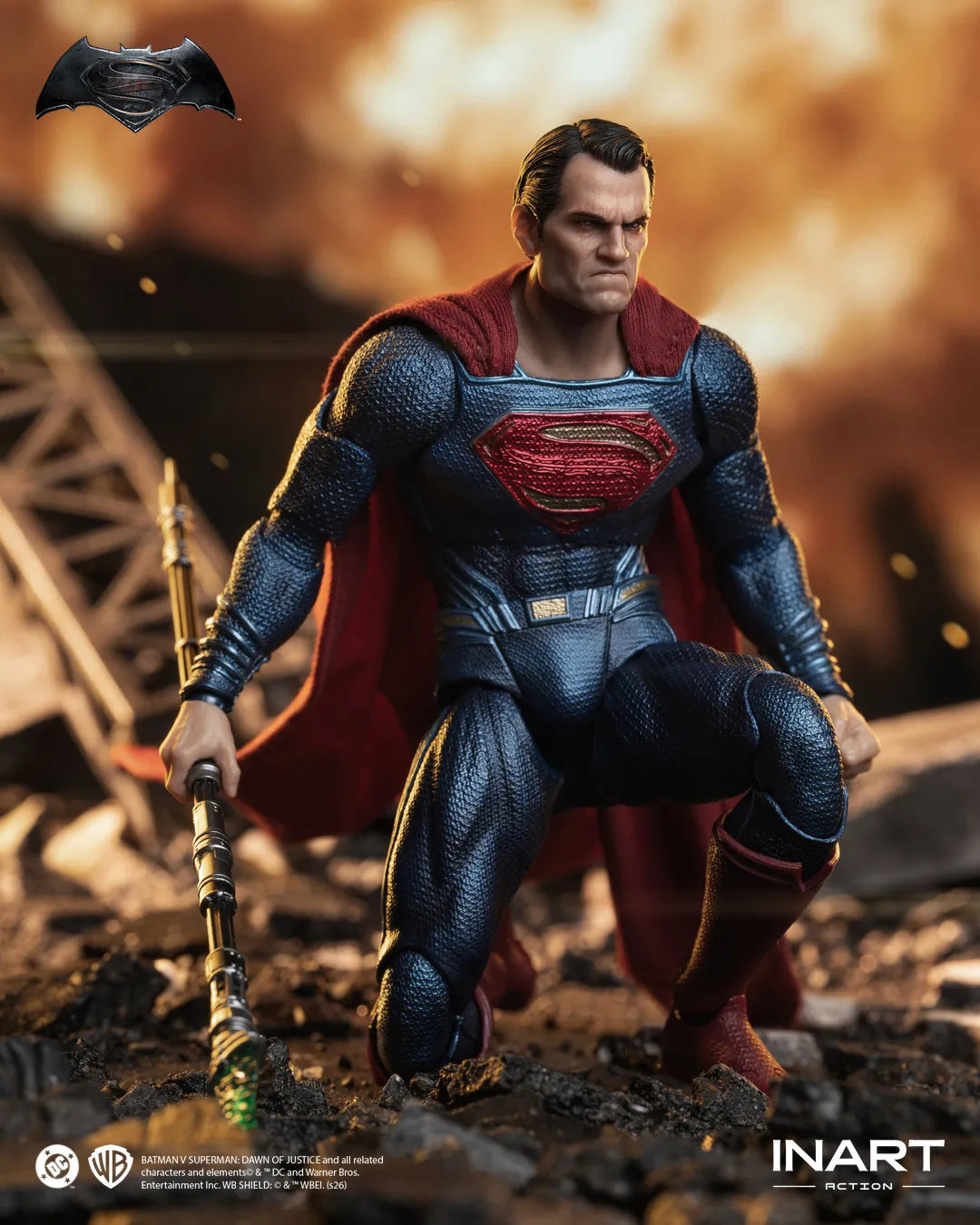 Bvs Dawn Of Justice Superman 1/12 Action Figure