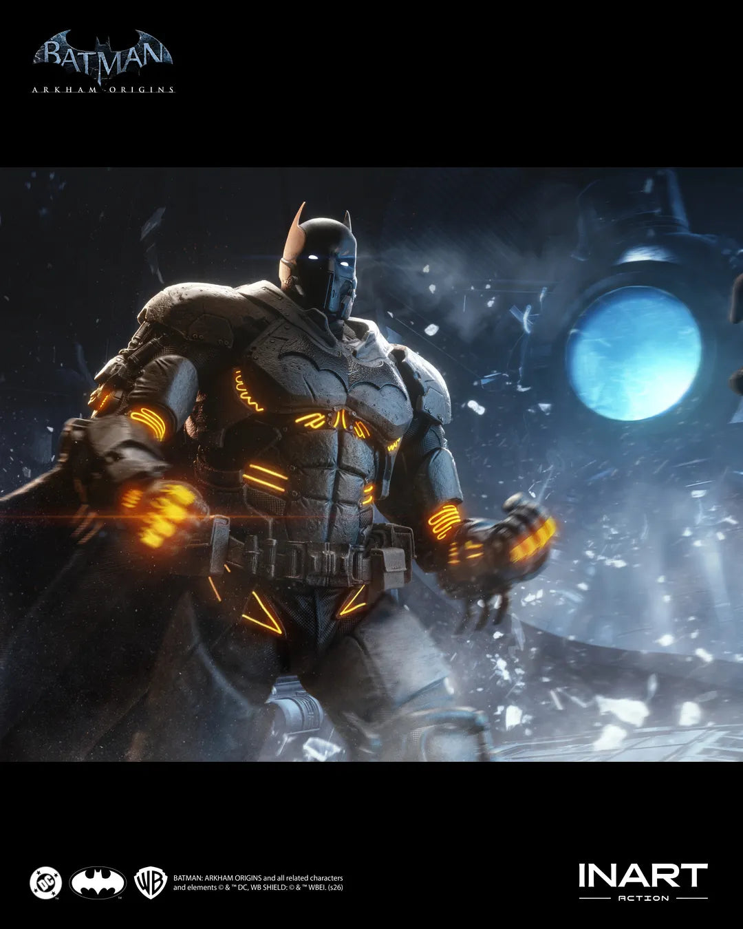 Batman Arkham Origins Batman (xe Suit) 1/12 Action Figure