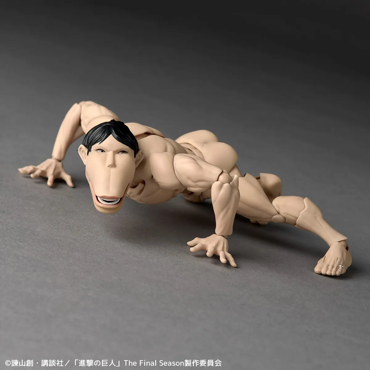 Revoltech Amazing Yamaguchi Attack On Titan Cart Titan Action Figure
