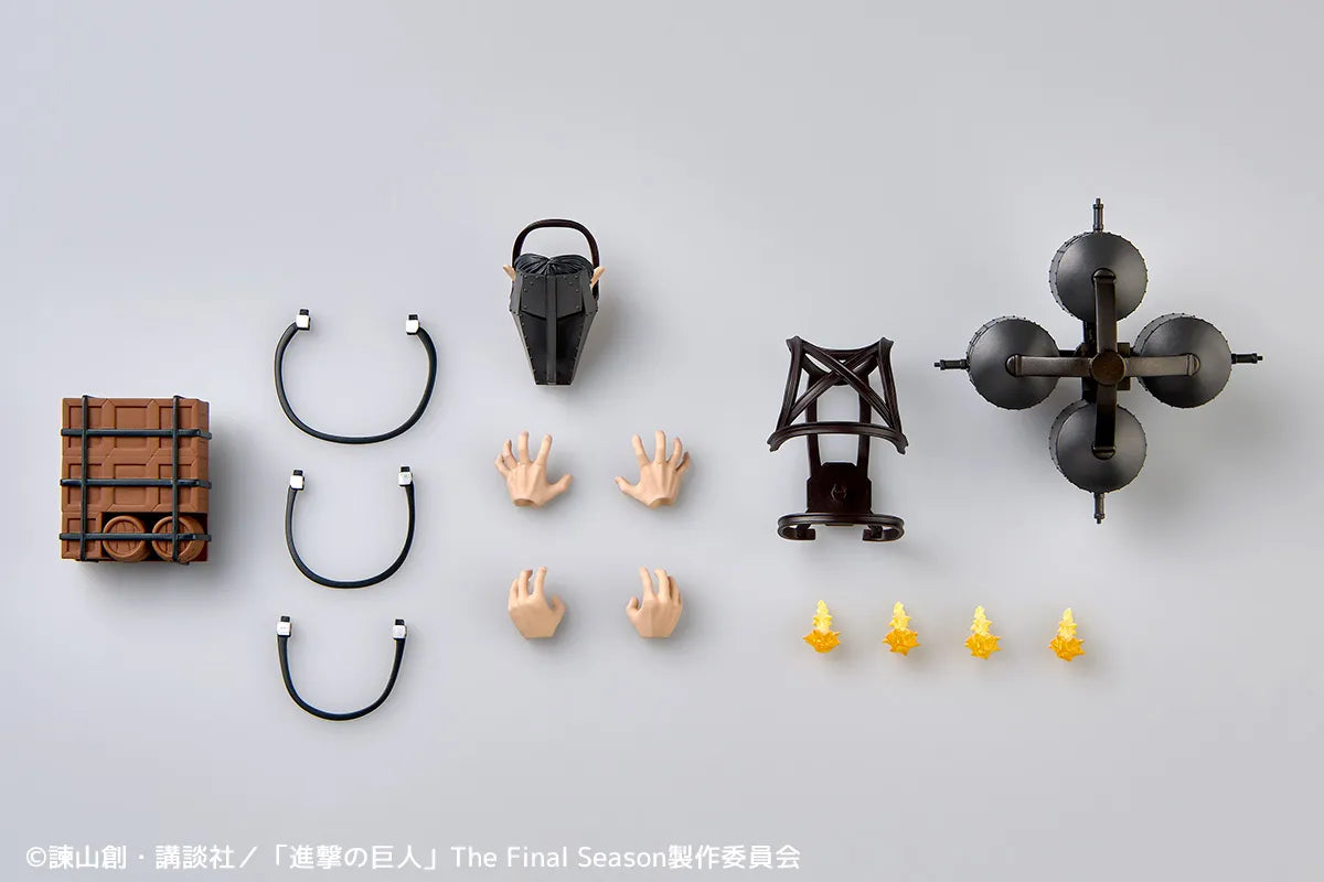 Revoltech Amazing Yamaguchi Attack On Titan Cart Titan Action Figure