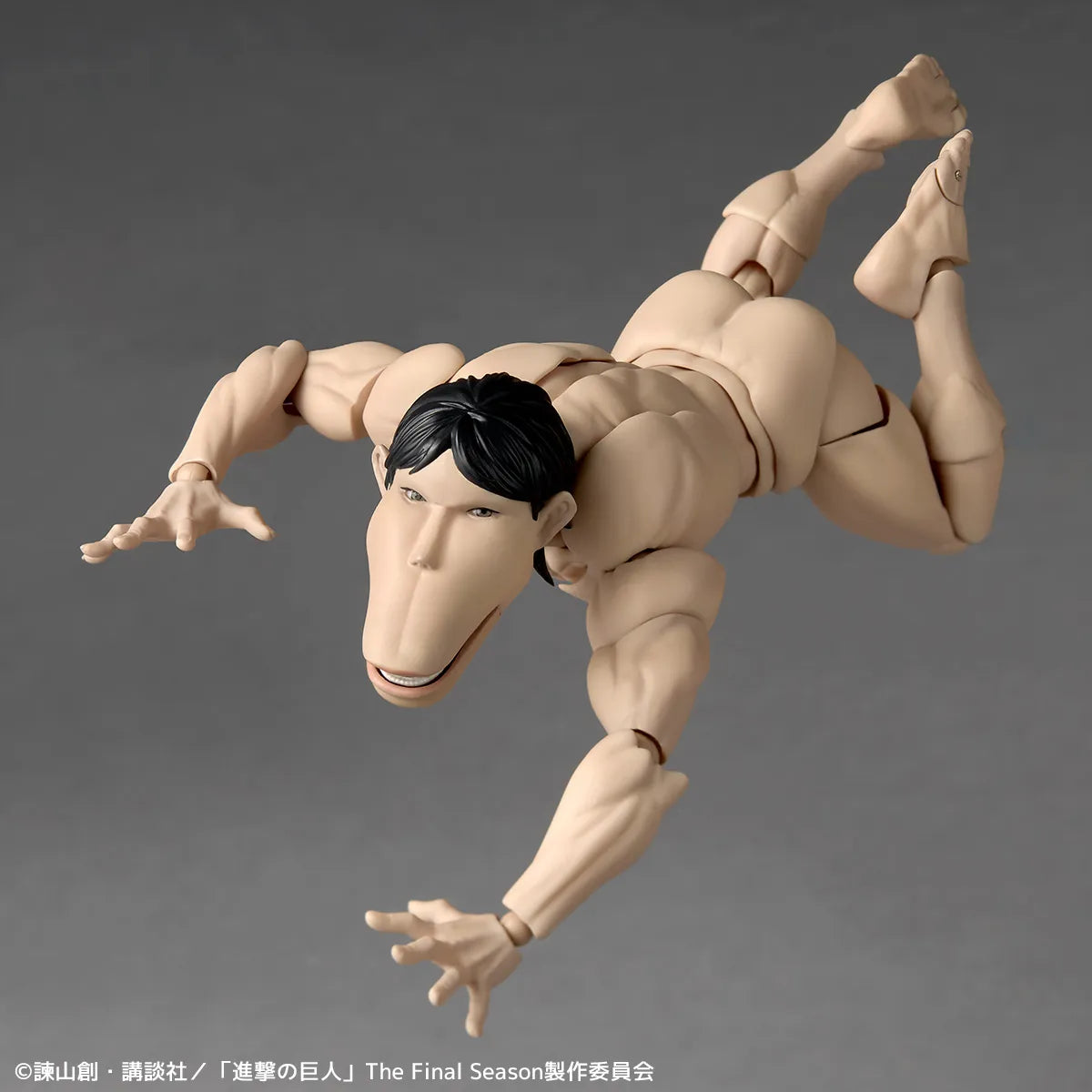 Revoltech Amazing Yamaguchi Attack On Titan Cart Titan Action Figure