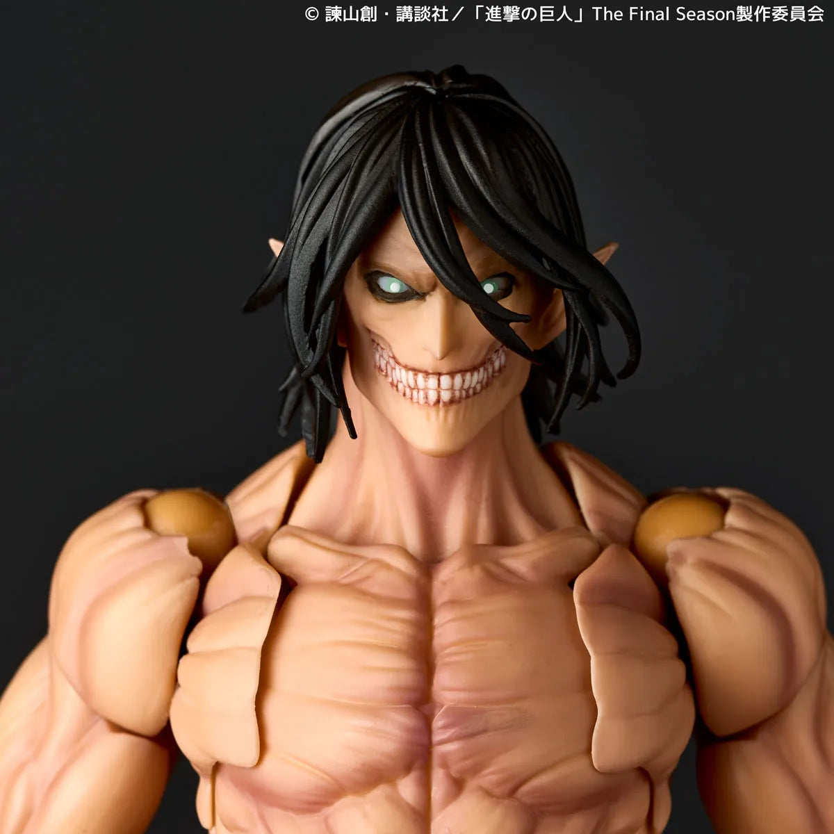 Revoltech A.y. Attack On Titan Attack Titan Action Figure 2027 Re-release Action Figure