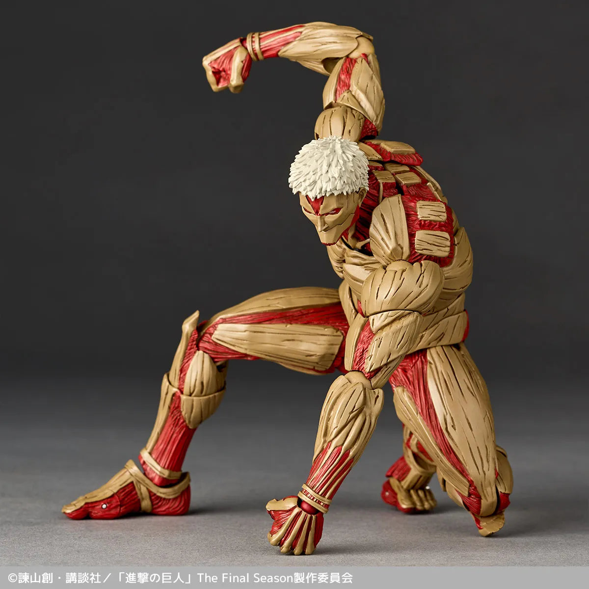 Revoltech A.y.attack On Titan Armored Titan 2027 Re-release Action Figure
