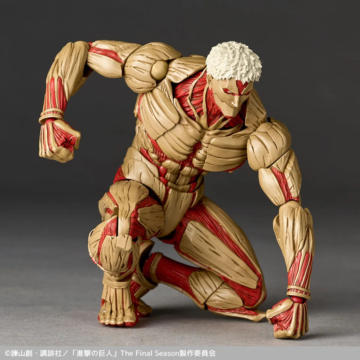 Revoltech A.y.attack On Titan Armored Titan 2027 Re-release Action Figure