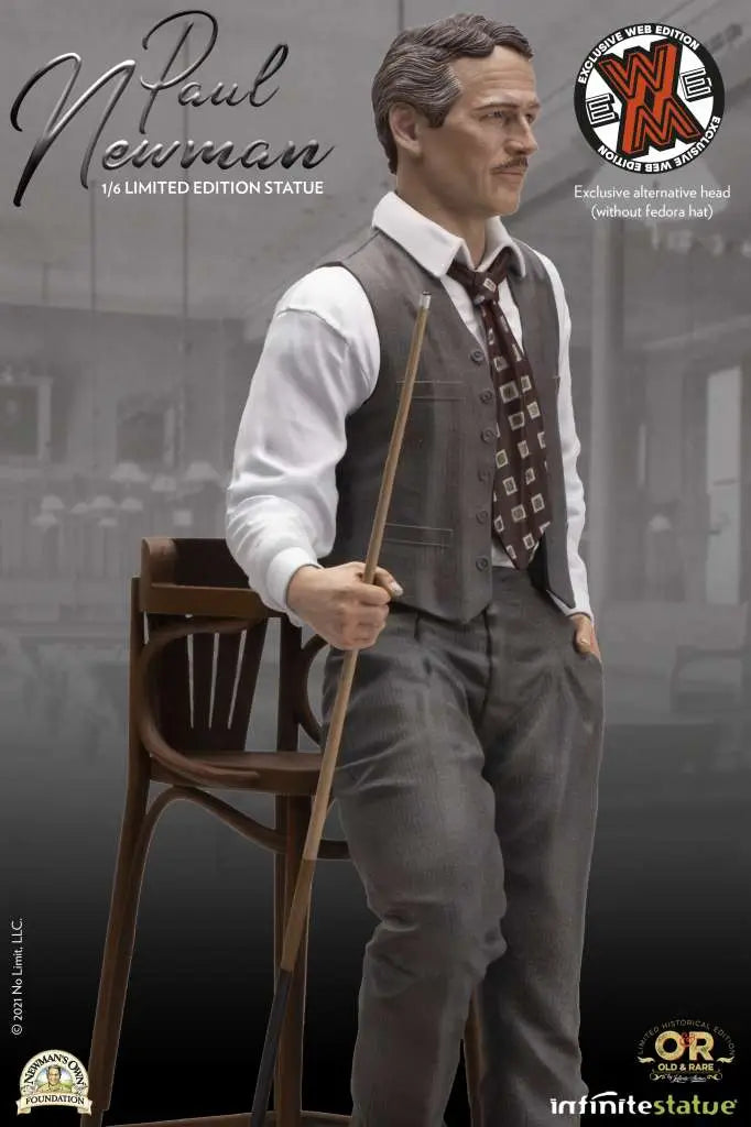 Paul Newman Old&rare 1/6 Web Exc Statue