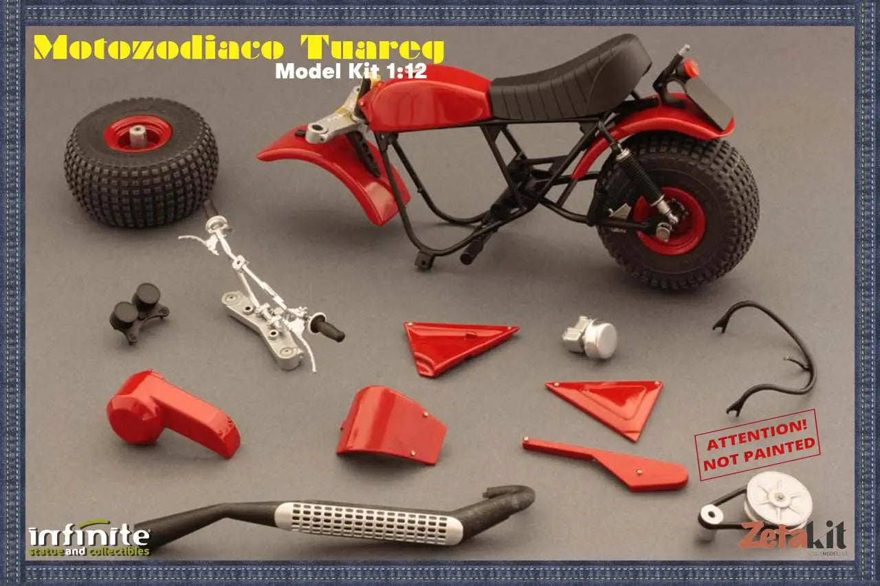 Tuareg Moto Zodiaco Model Kit 1/12