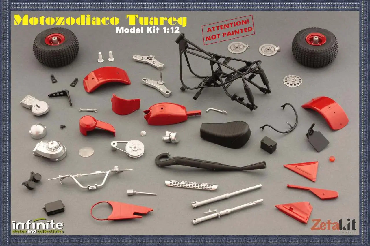 Tuareg Moto Zodiaco Model Kit 1/12
