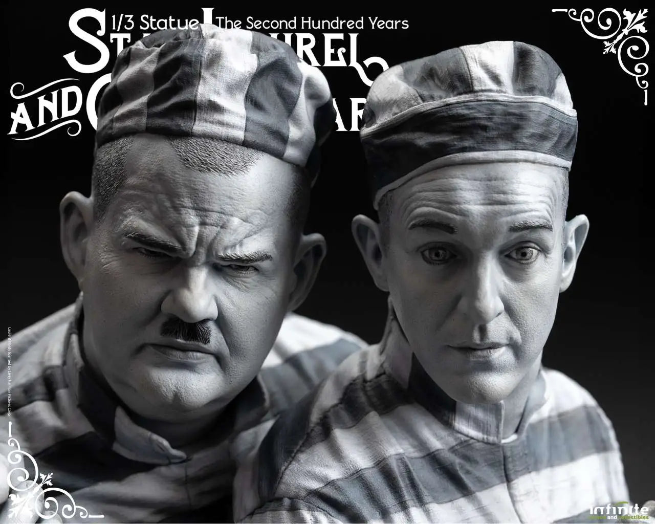 Stan Laurel & Oliver Hardy 1/3 Statue
