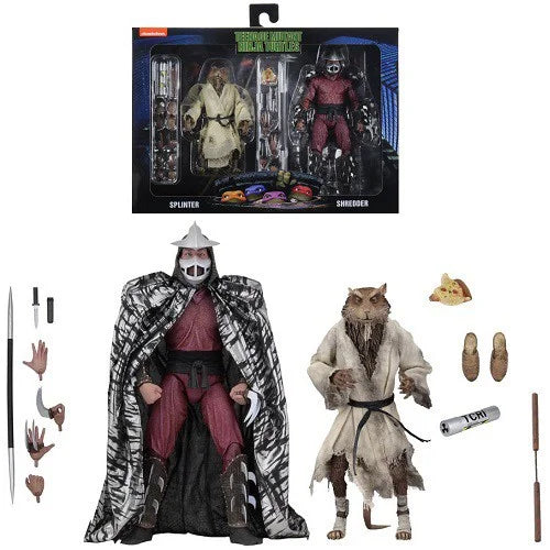 Splinter & Shredder *Walmart Esclusiva *Teenage Mutant Ninja Turtles (1990 Movie) -7” Scale-Action Figure