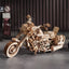 Robotime Rokr 420 PCS Cruiser Motorcycle DIY Wooden Model Building Block Kits Assembly LK504