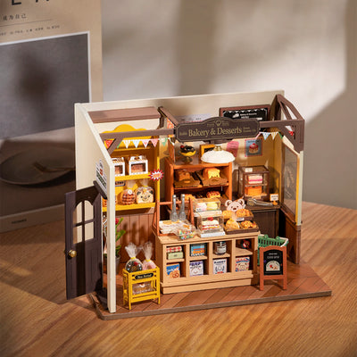 Robotime Rolife Becka's Baking House DIY Miniature House 3D Wooden