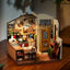 Robotime Rolife Miniature House Homey Kitchen Pre-painted Dollhouse Building Blocks Set 3D Wooden Puzzle