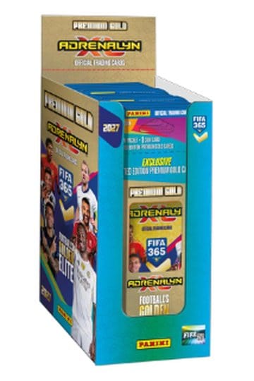 FIFA 365 Adrenalyn XL 2027 Trading Cards Premium Gold Flow Pack Box (10)
