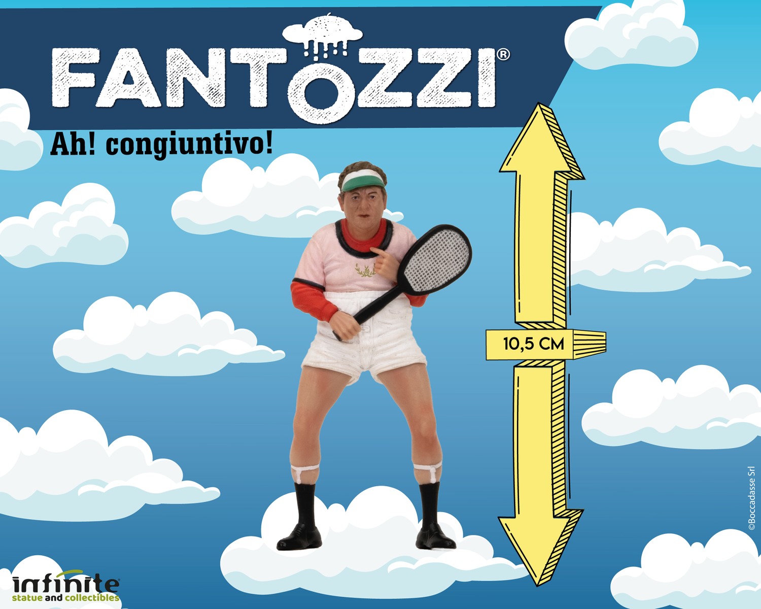Figure Collectible Italian Movie FANTOZZI AH CONGIUNTIVO 10cm Original  Infinite