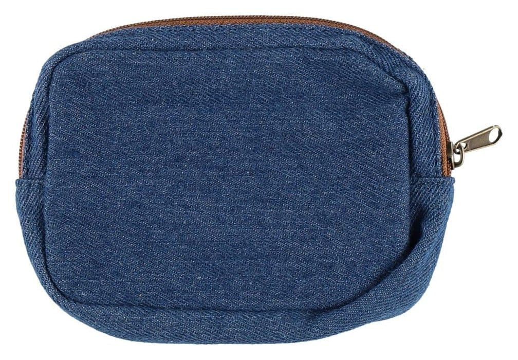 My Neighbor Totoro Denim Pouch Totoro & flower wreath