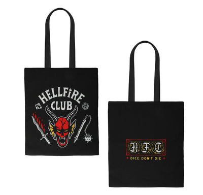 Stranger Things Tote Bag Hellfire Club