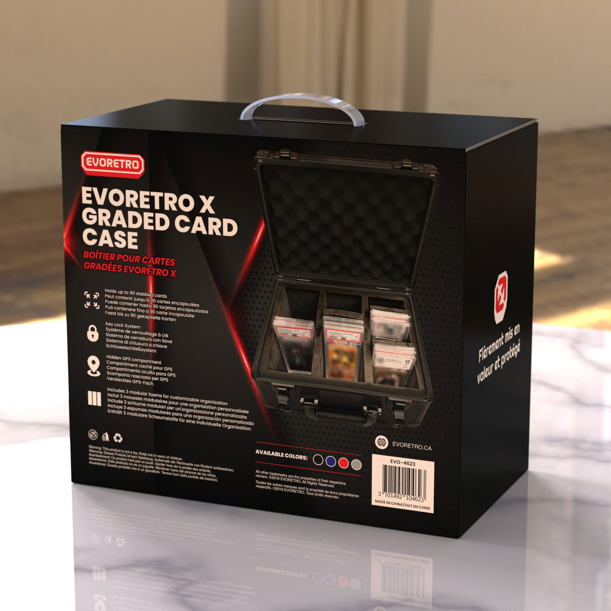 Evoretro Trading Card Suitcase Black Small Ver. 2