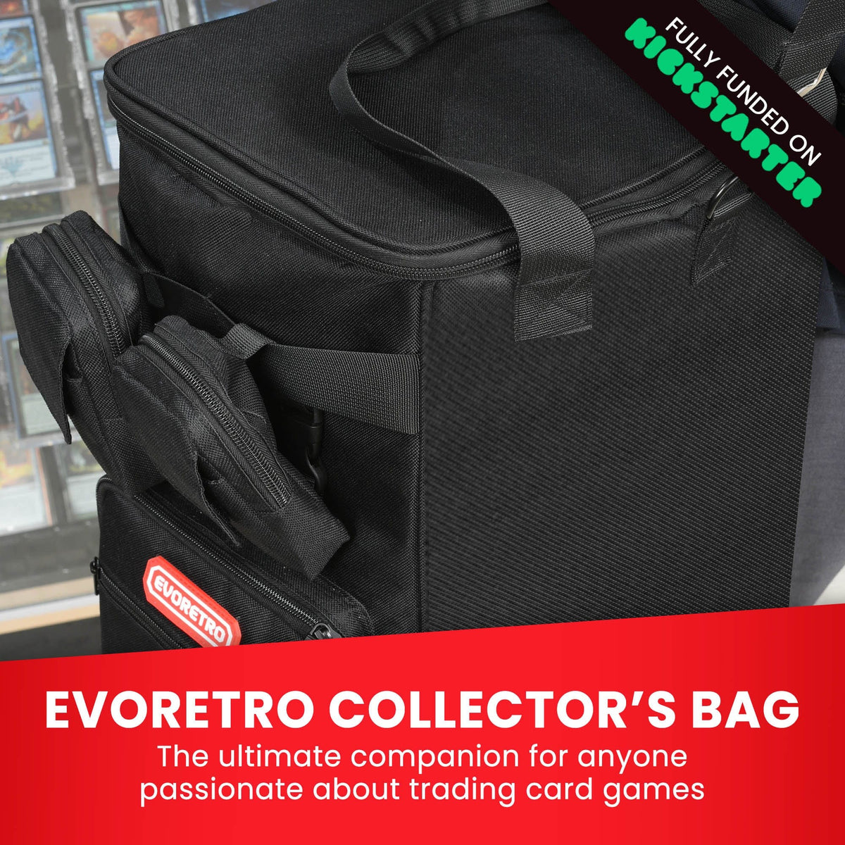 Evoretro Trading Card Backpack Black