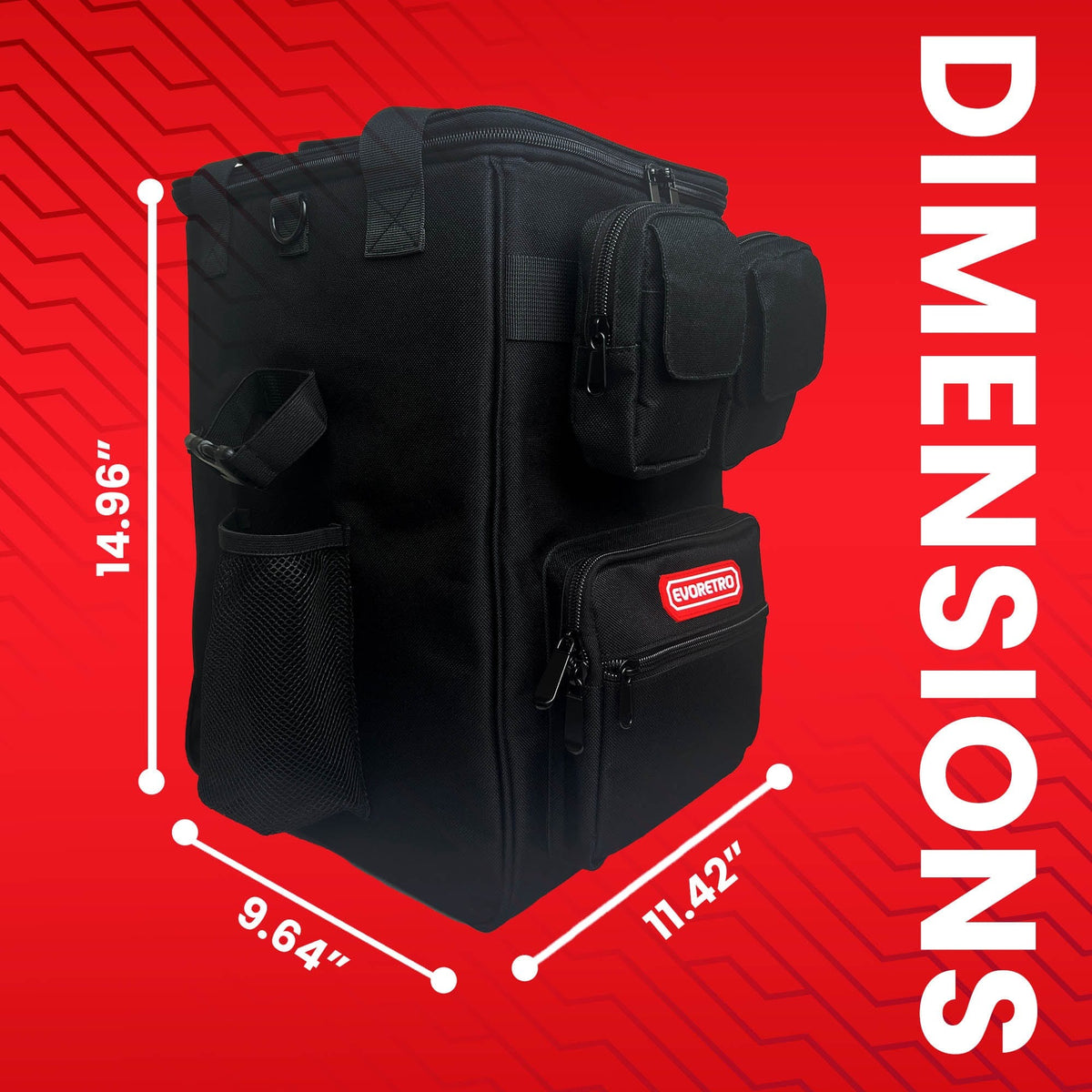 Evoretro Trading Card Backpack Black