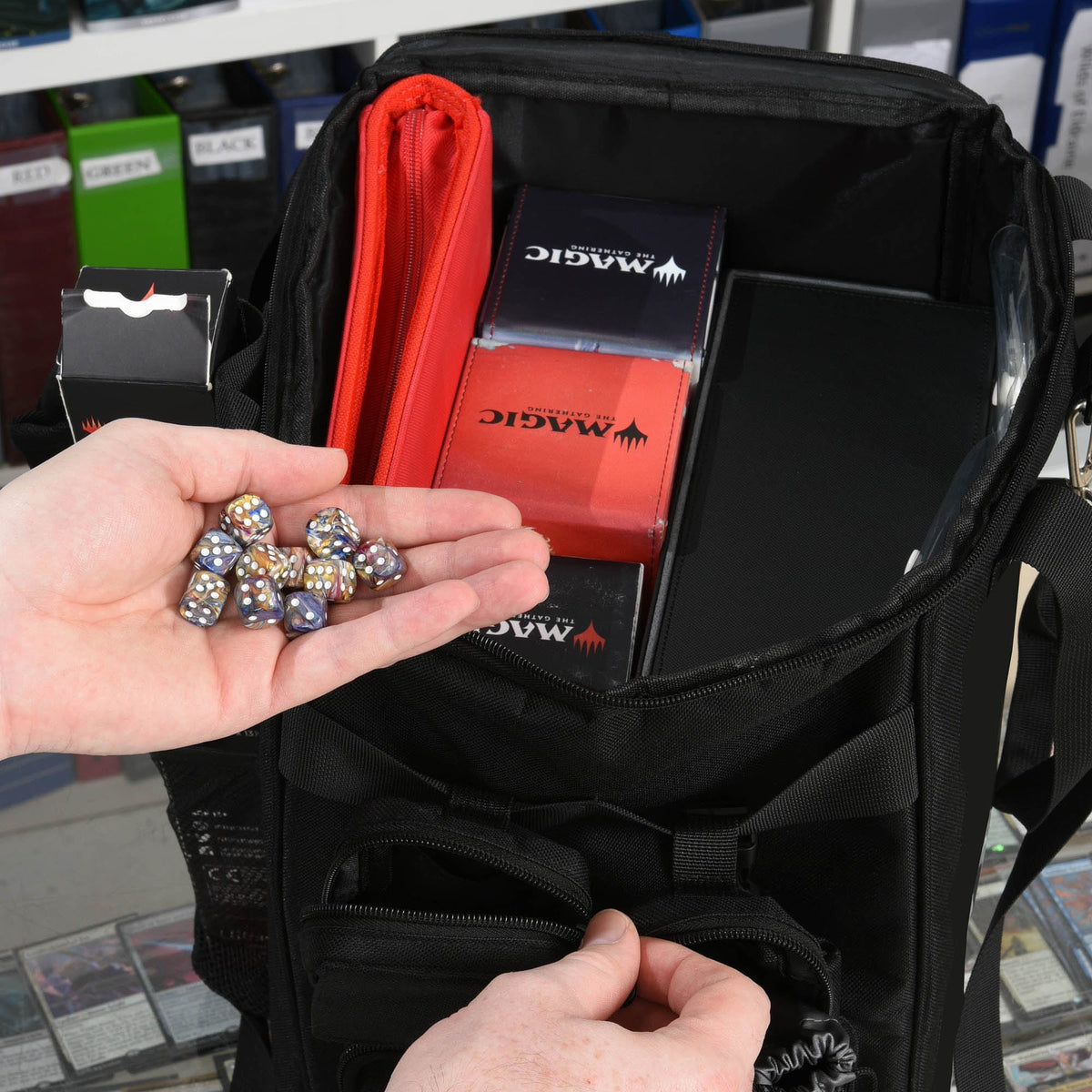 Evoretro Trading Card Backpack Black