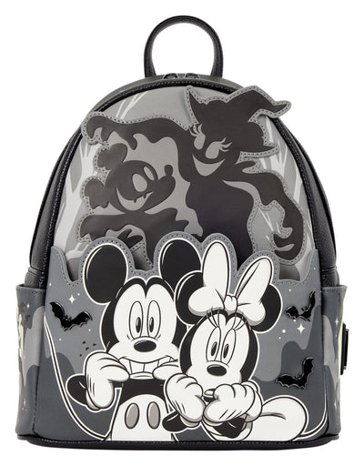 Mickey & Minnie by Loungefly Mini Backpack Ghost Light Up Glow