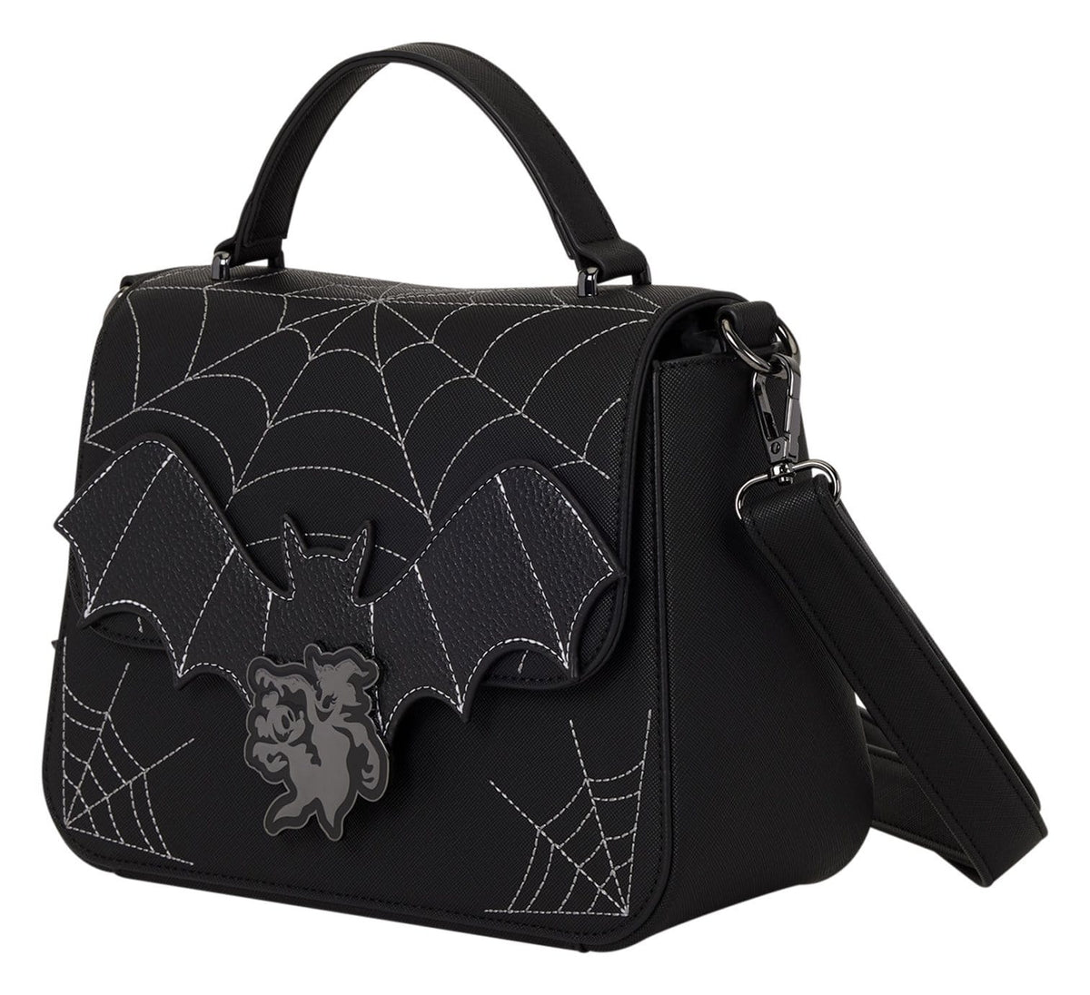 Mickey & Minnie by Loungefly Crossbody Spiderweb and Bats