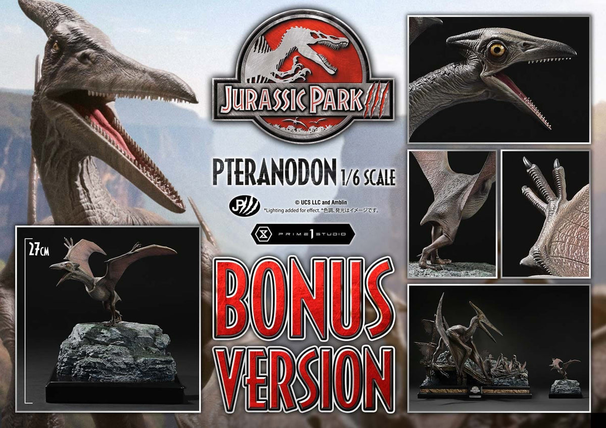 Jurassic Park III Legacy Museum Collection Statue 1/6 Pteranodon Bonus Version 68 cm