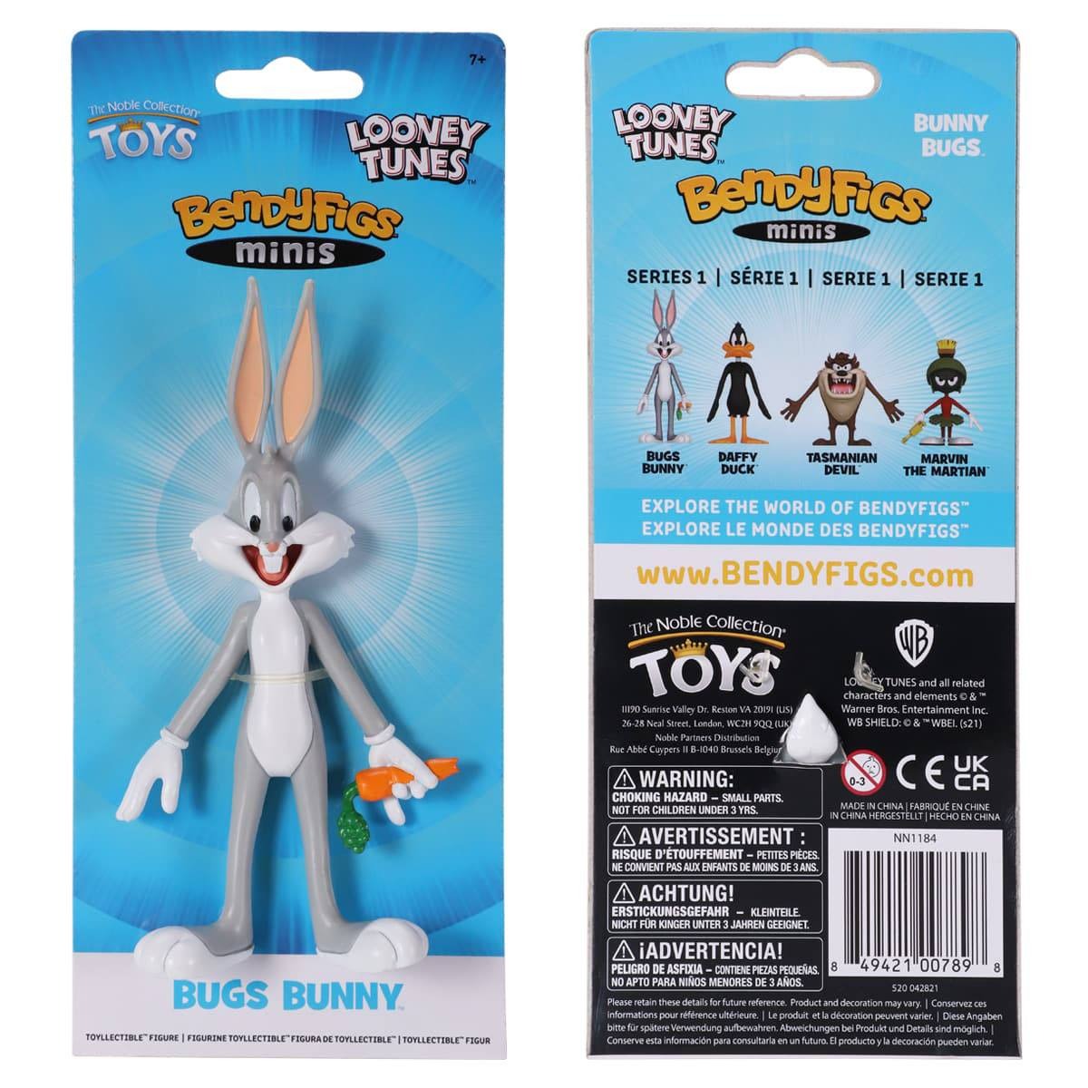 Looney Tunes Bendyfigs Bendable Figure Bugs Bunny 14 cm