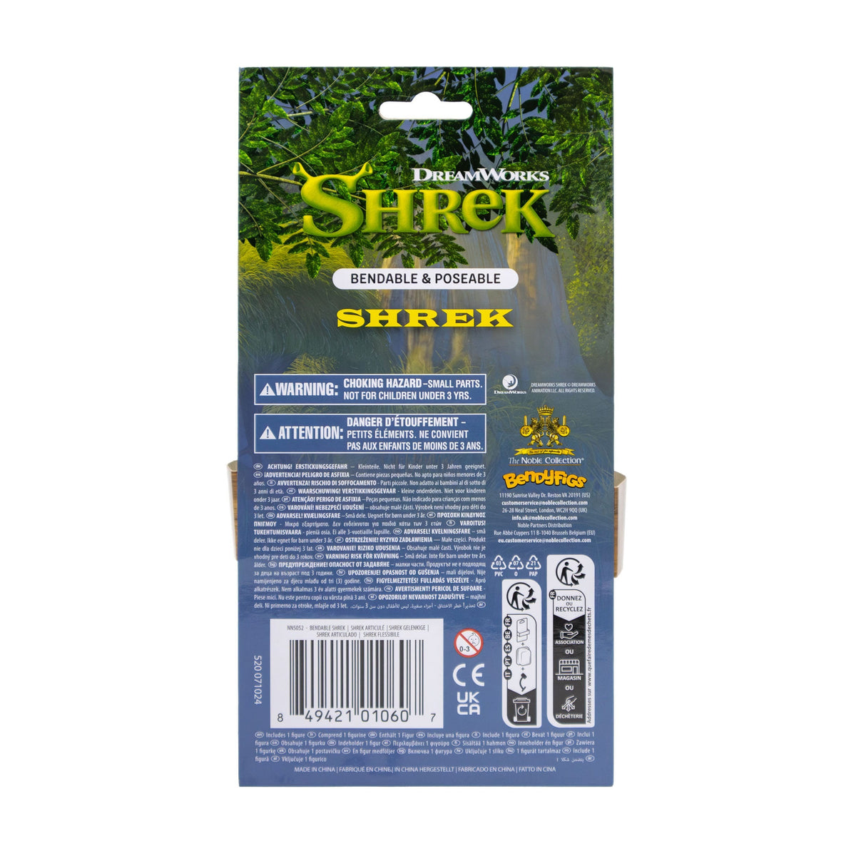 Shrek Bendyfigs Bendable Figure Shrek 15 cm