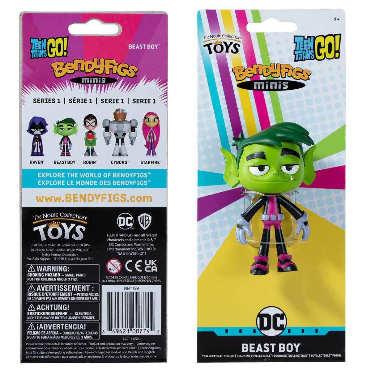 Teen Titans Go! Bendyfigs Bendable Figure Beast Boy 9 cm
