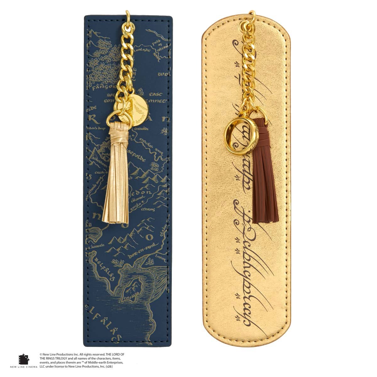 The Lord of the Rings Bookmarks 2-Pack Middle Earth and Elven script