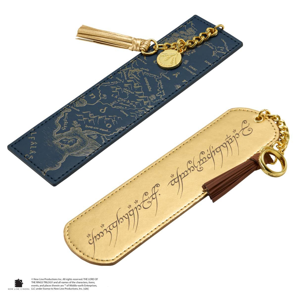 The Lord of the Rings Bookmarks 2-Pack Middle Earth and Elven script