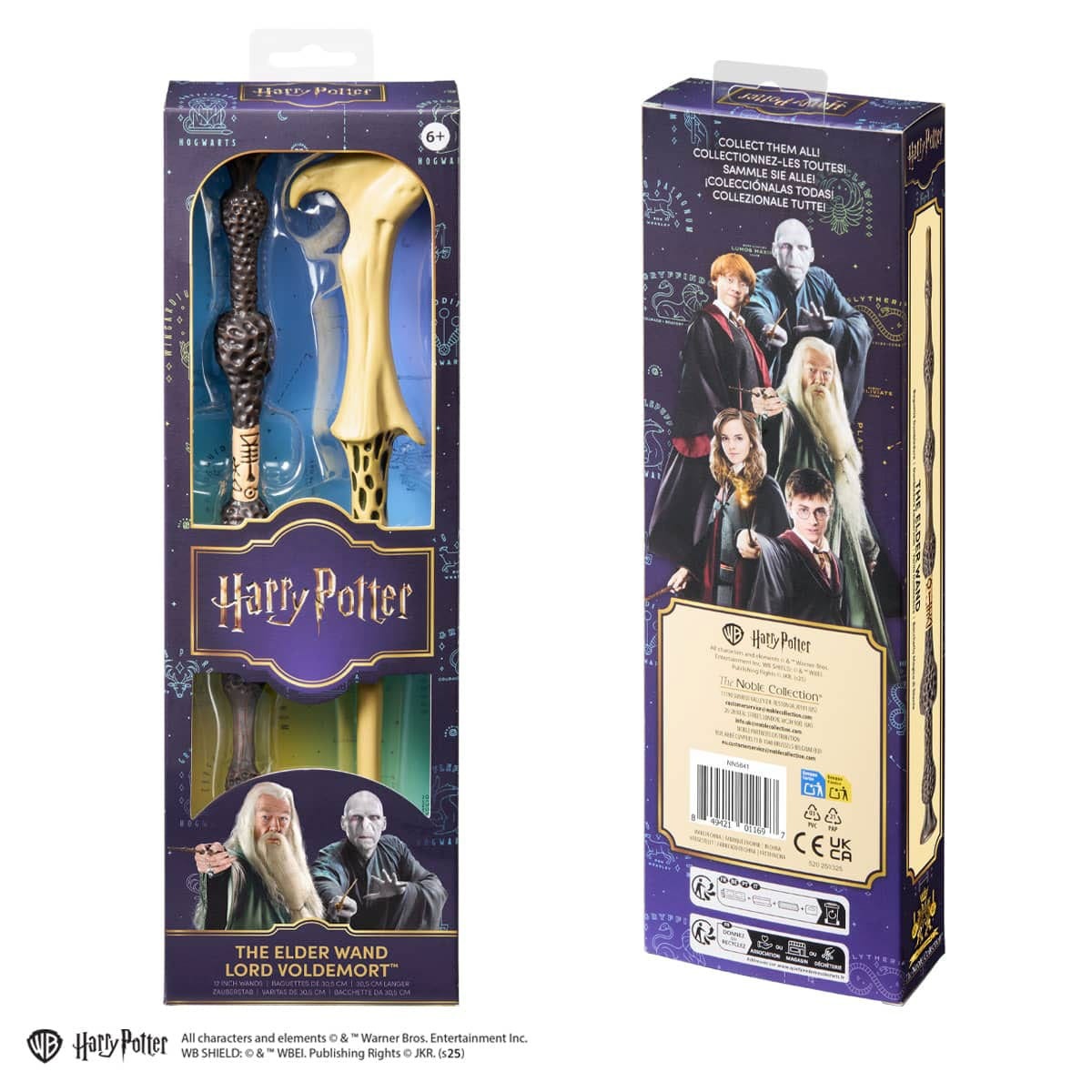 Harry Potter twin-pack Role Play Wands The Elder & Lord Voldemort 30 cm