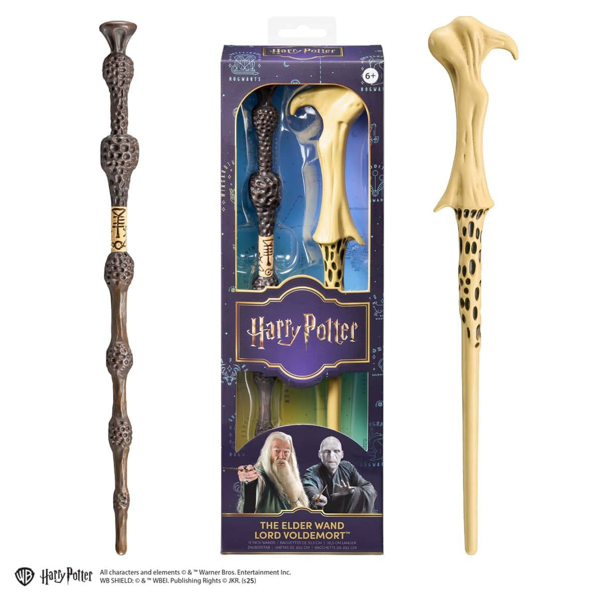 Harry Potter twin-pack Role Play Wands The Elder & Lord Voldemort 30 cm