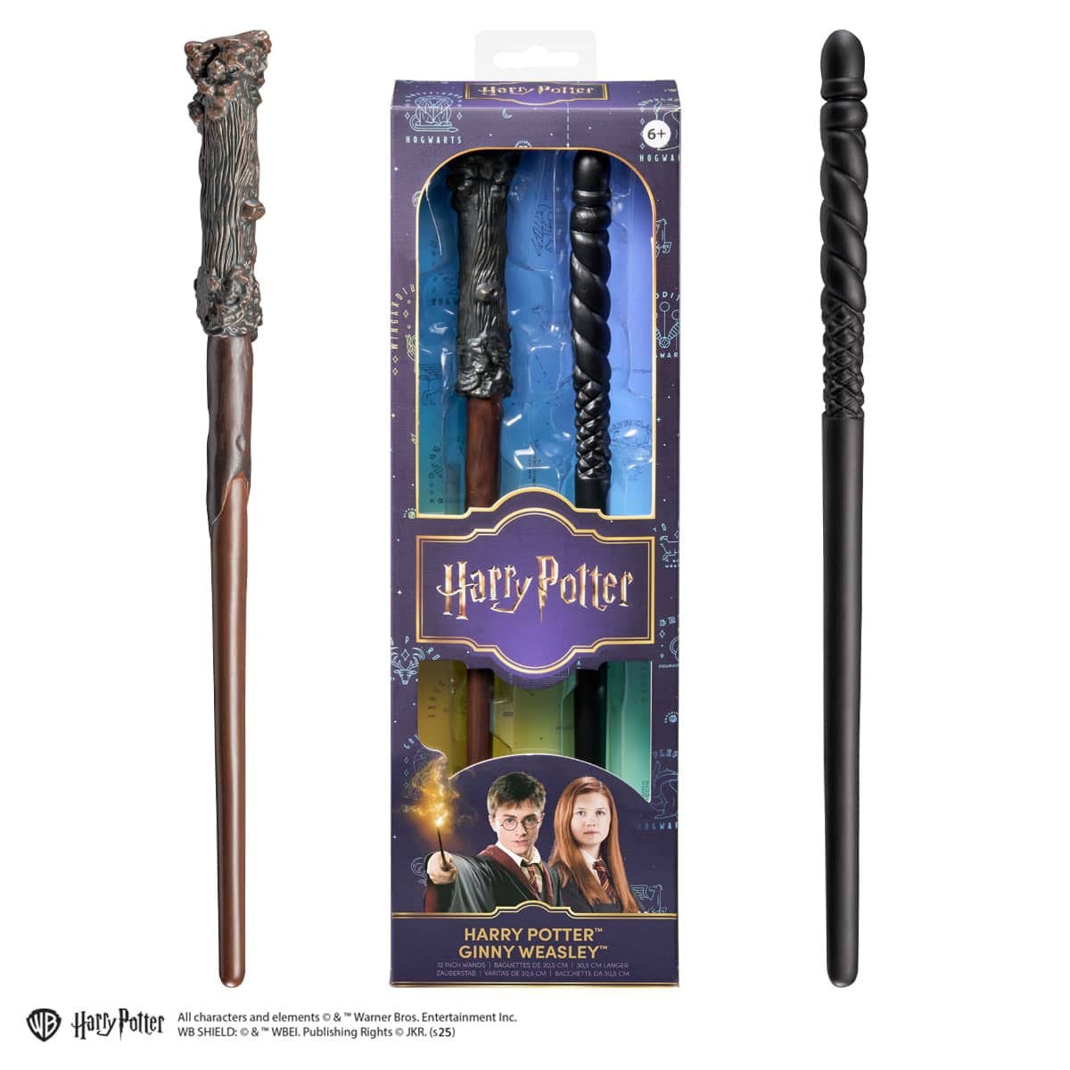 Harry Potter twin-pack Role Play Wands Harry Potter & Ginny Weasley 30 cm