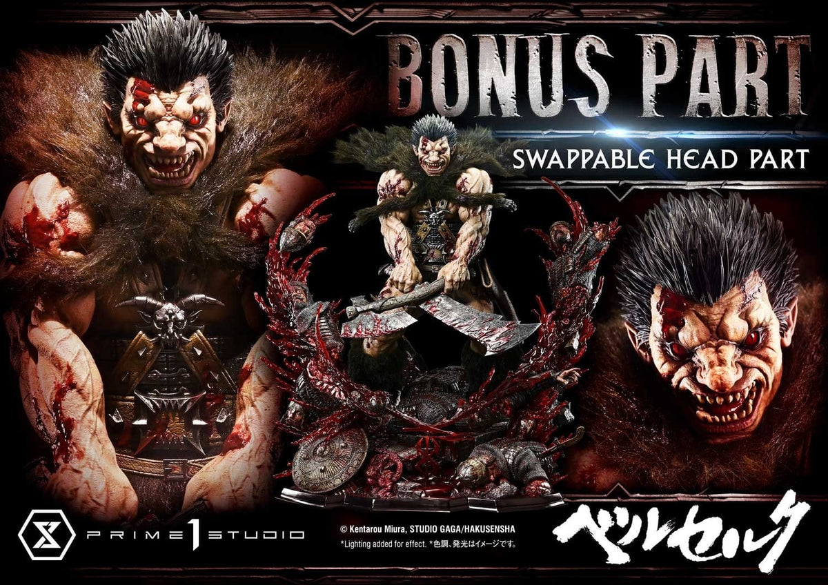 Berserk Legacy Art "Kentarou Miura" Statue 1/4 Zodd DX Bonus Version 88 cm