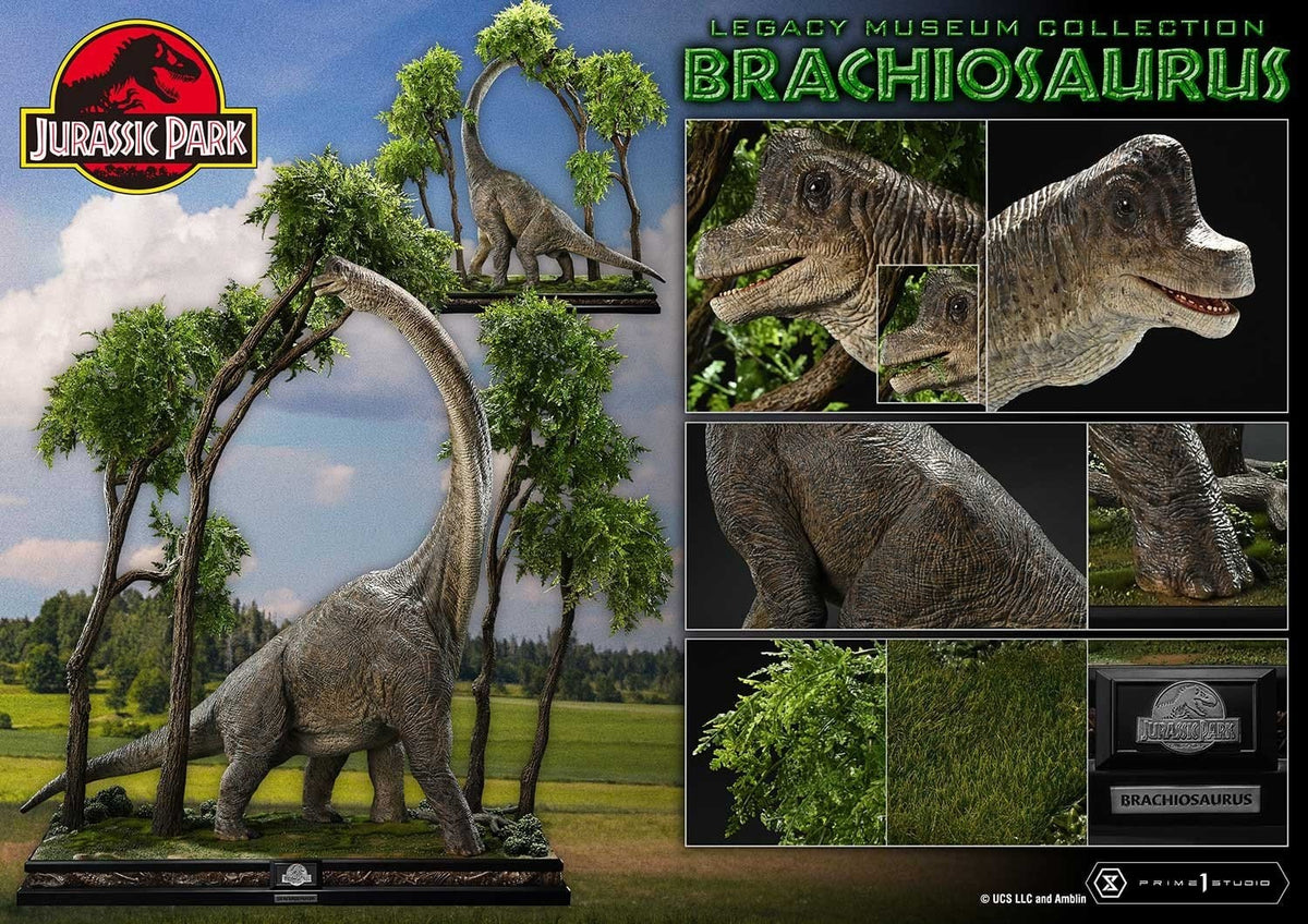 Jurassic Park (Film) Legacy Museum Collection Statue 1/15 Brachiosaurus 128 cm