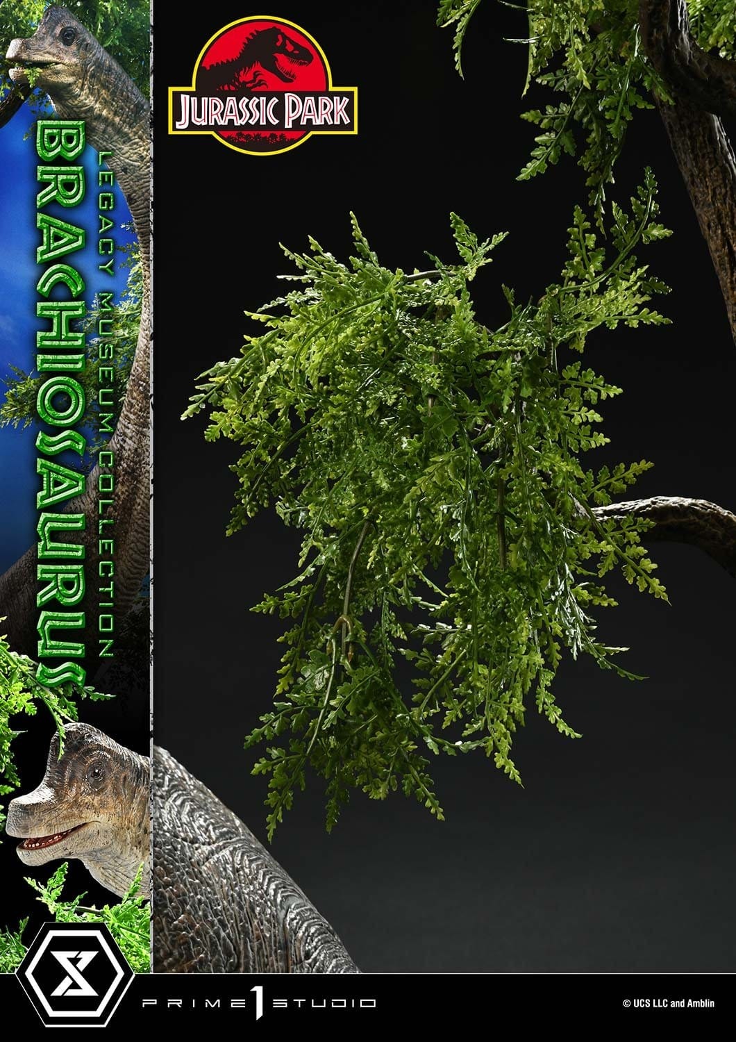 Jurassic Park (Film) Legacy Museum Collection Statue 1/15 Brachiosaurus 128 cm