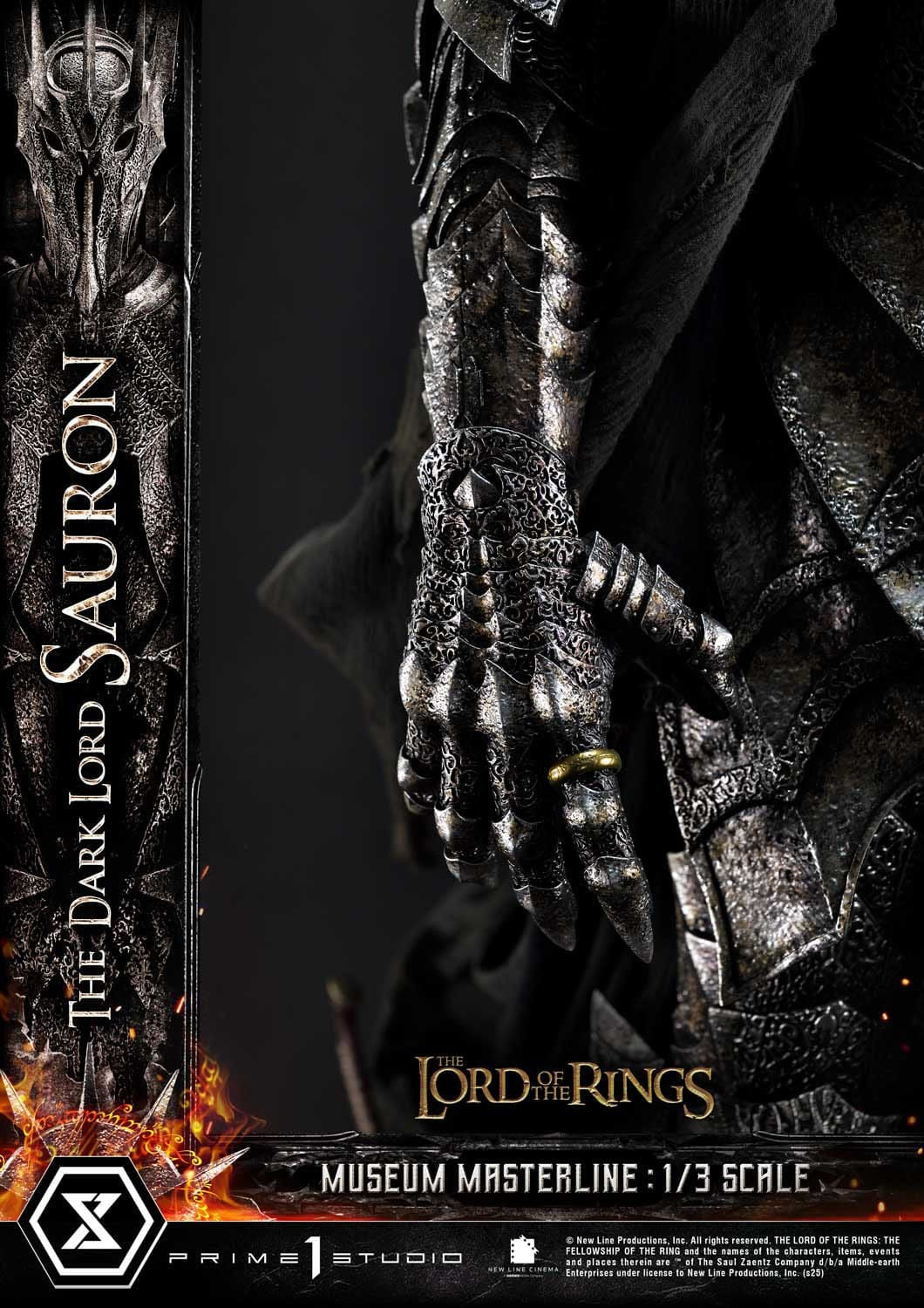 Lord of the Rings Museum Masterline Series Statue 1/3 The Dark Lord Sauron Bonus Version 117 cm